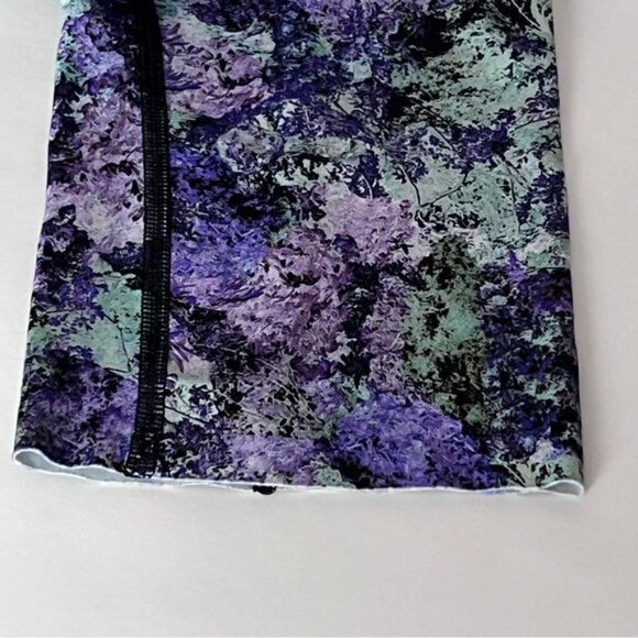 Lululemon Fast & Free Crop II Nulux 19"Vivid Vision Multi Black Size 6 - Picture 15 of 16